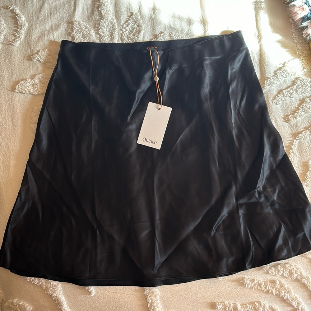 Black silk shirt size XL